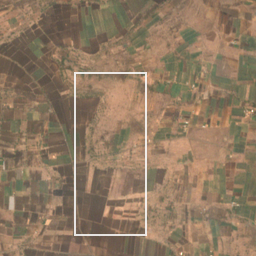 Monthly Sentinel-2 true-colour time-lapse of Ahmednagar locality cell 4660000708 and its surroundings