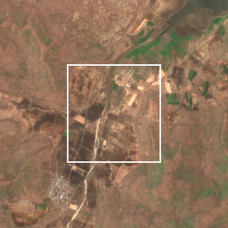 Monthly Sentinel-2 true-colour time-lapse of Akola locality cell 4670000039 and its surroundings