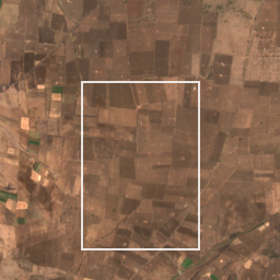 Monthly Sentinel-2 true-colour time-lapse of Amravati locality cell 4680000055 and its surroundings