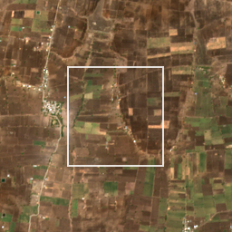 Monthly Sentinel-2 true-colour time-lapse of Beed locality cell 4700007708 and its surroundings