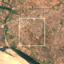 Monthly Sentinel-2 true-colour time-lapse of Bhandara locality cell 4710000041 and its surroundings