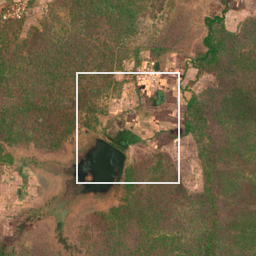 Monthly Sentinel-2 true-colour time-lapse of Bhandara locality cell 4710000056 and its surroundings