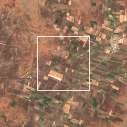 Monthly Sentinel-2 true-colour time-lapse of Buldhana locality cell 4720000020 and its surroundings