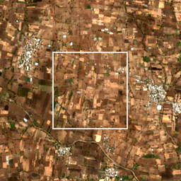 Monthly Sentinel-2 true-colour time-lapse of Buldhana locality cell 4720000025 and its surroundings