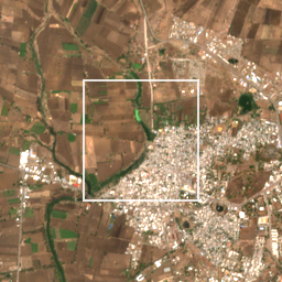 Monthly Sentinel-2 true-colour time-lapse of Buldhana locality cell 4720001708 and its surroundings
