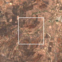 Monthly Sentinel-2 true-colour time-lapse of Buldhana locality cell 4720004821 and its surroundings