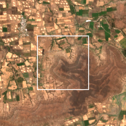 Monthly Sentinel-2 true-colour time-lapse of Buldhana locality cell 4720004841 and its surroundings