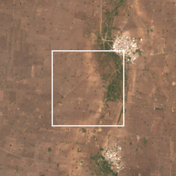 Monthly Sentinel-2 true-colour time-lapse of Buldhana locality cell 4720006708 and its surroundings