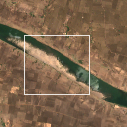 Monthly Sentinel-2 true-colour time-lapse of Chandrapur locality cell 4730000043 and its surroundings