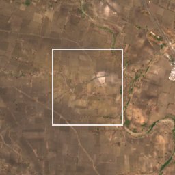 Monthly Sentinel-2 true-colour time-lapse of Chandrapur locality cell 4730006708 and its surroundings