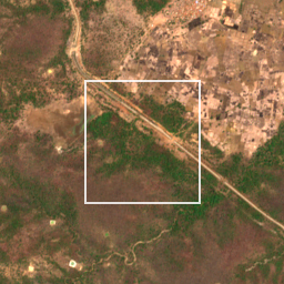 Monthly Sentinel-2 true-colour time-lapse of Chandrapur locality cell 4730007708 and its surroundings
