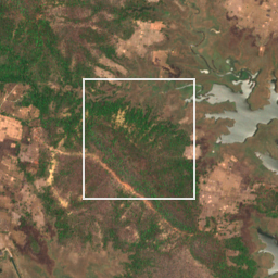 Monthly Sentinel-2 true-colour time-lapse of Gondia locality cell 4760000708 and its surroundings