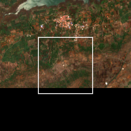 Monthly Sentinel-2 true-colour time-lapse of Kolhapur locality cell 4800001663 and its surroundings