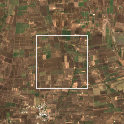 Monthly Sentinel-2 true-colour time-lapse of Latur locality cell 4810001310 and its surroundings