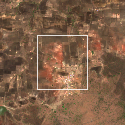 Monthly Sentinel-2 true-colour time-lapse of Nagpur locality cell 4840000025 and its surroundings