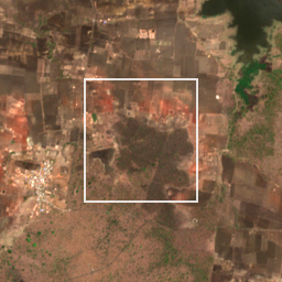 Monthly Sentinel-2 true-colour time-lapse of Nagpur locality cell 4840000026 and its surroundings