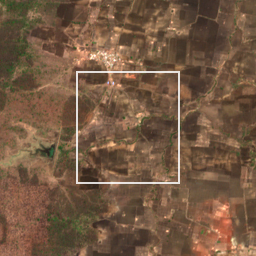 Monthly Sentinel-2 true-colour time-lapse of Nagpur locality cell 4840000038 and its surroundings