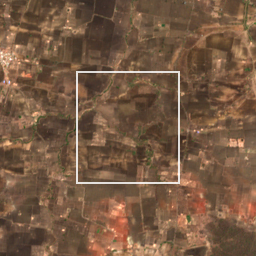 Monthly Sentinel-2 true-colour time-lapse of Nagpur locality cell 4840000039 and its surroundings