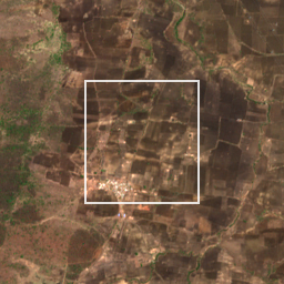 Monthly Sentinel-2 true-colour time-lapse of Nagpur locality cell 4840000055 and its surroundings