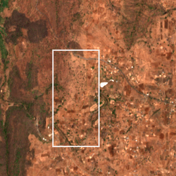 Monthly Sentinel-2 true-colour time-lapse of Nandurbar locality cell 4860000001 and its surroundings