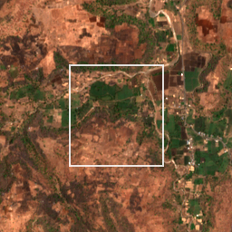 Monthly Sentinel-2 true-colour time-lapse of Nandurbar locality cell 4860000011 and its surroundings