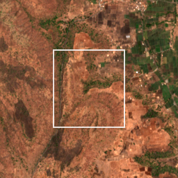 Monthly Sentinel-2 true-colour time-lapse of Nandurbar locality cell 4860000037 and its surroundings