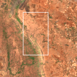 Monthly Sentinel-2 true-colour time-lapse of Nandurbar locality cell 4860000050 and its surroundings