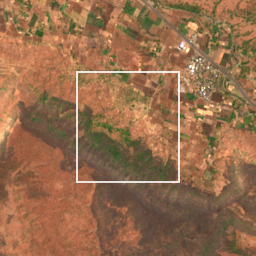 Monthly Sentinel-2 true-colour time-lapse of Nandurbar locality cell 4860000310 and its surroundings