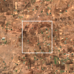 Monthly Sentinel-2 true-colour time-lapse of Nashik locality cell 4870004607 and its surroundings