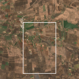 Monthly Sentinel-2 true-colour time-lapse of Dharashiv locality cell 4880000043 and its surroundings