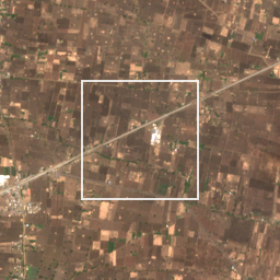 Monthly Sentinel-2 true-colour time-lapse of Parbhani locality cell 4890000708 and its surroundings