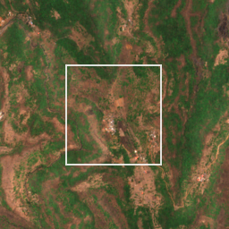 Monthly Sentinel-2 true-colour time-lapse of Raigad locality cell 4910000039 and its surroundings