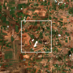 Monthly Sentinel-2 true-colour time-lapse of Sangli locality cell 4930000049 and its surroundings