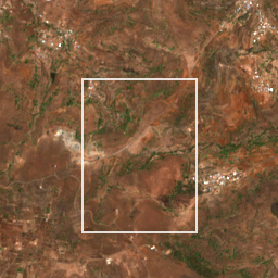 Monthly Sentinel-2 true-colour time-lapse of Satara locality cell 4940000040 and its surroundings