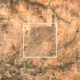 Monthly Sentinel-2 true-colour time-lapse of Solapur locality cell 4960001310 and its surroundings