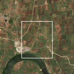 Monthly Sentinel-2 true-colour time-lapse of Solapur locality cell 4960001708 and its surroundings