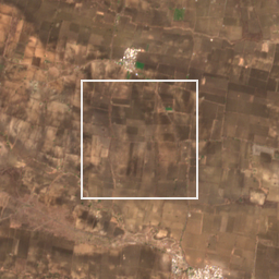 Monthly Sentinel-2 true-colour time-lapse of Wardha locality cell 4980000026 and its surroundings