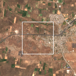 Monthly Sentinel-2 true-colour time-lapse of Wardha locality cell 4980004682 and its surroundings