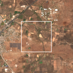 Monthly Sentinel-2 true-colour time-lapse of Wardha locality cell 4980004684 and its surroundings