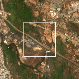 Monthly Sentinel-2 true-colour time-lapse of Palghar locality cell 6650000055 and its surroundings